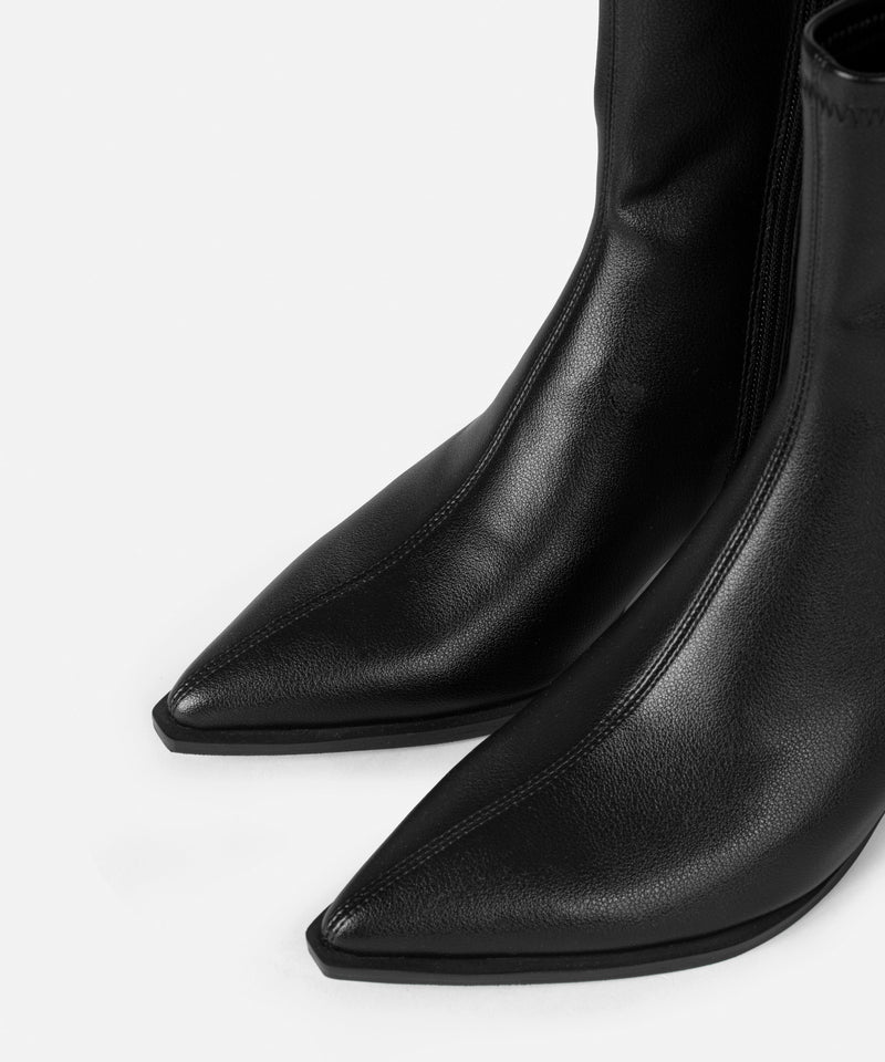 Ipekyol Leather-Effect Boots Black