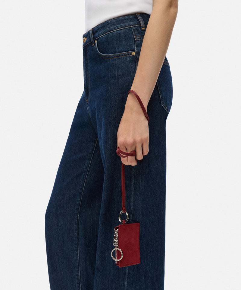 Ipekyol Card Holder With Metal Buckle Red