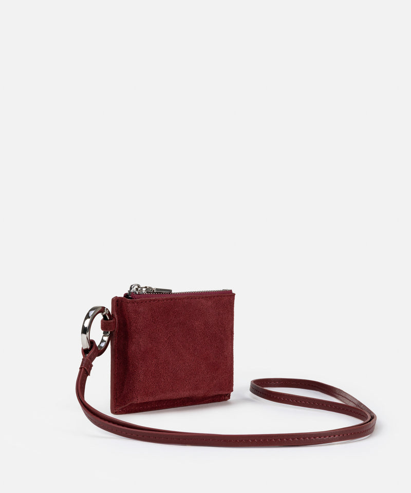 Ipekyol Card Holder With Metal Buckle Red