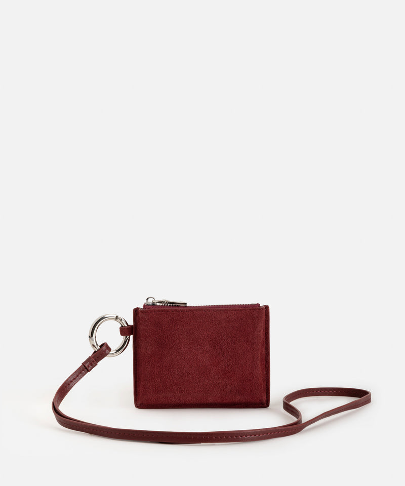 Ipekyol Card Holder With Metal Buckle Red