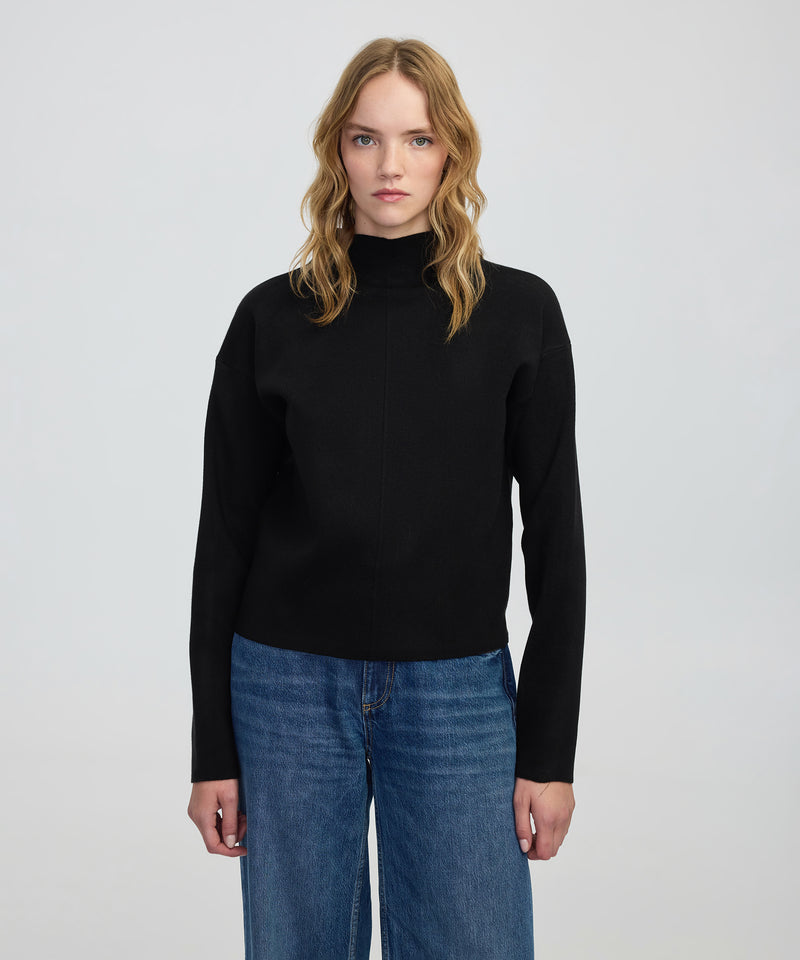 Ipekyol Basic Fine Knit Sweater Black