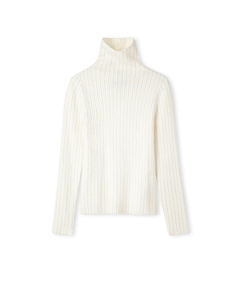 Ipekyol Embellished Fine Knit Sweater Ecru