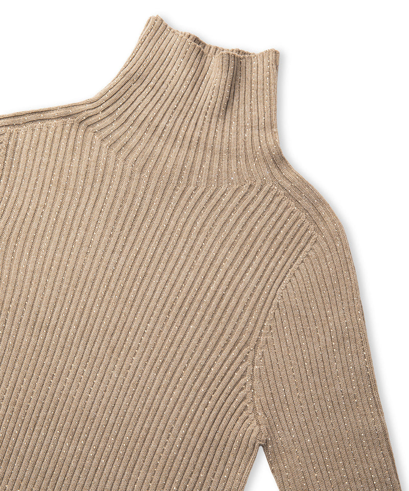 Ipekyol Embellished Fine Knit Sweater Camel