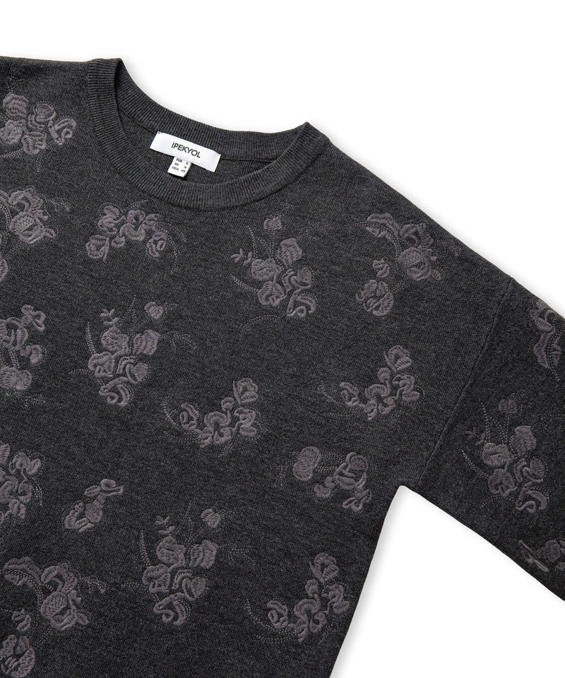 Ipekyol Embellished Knit T-Shirt Anthracite