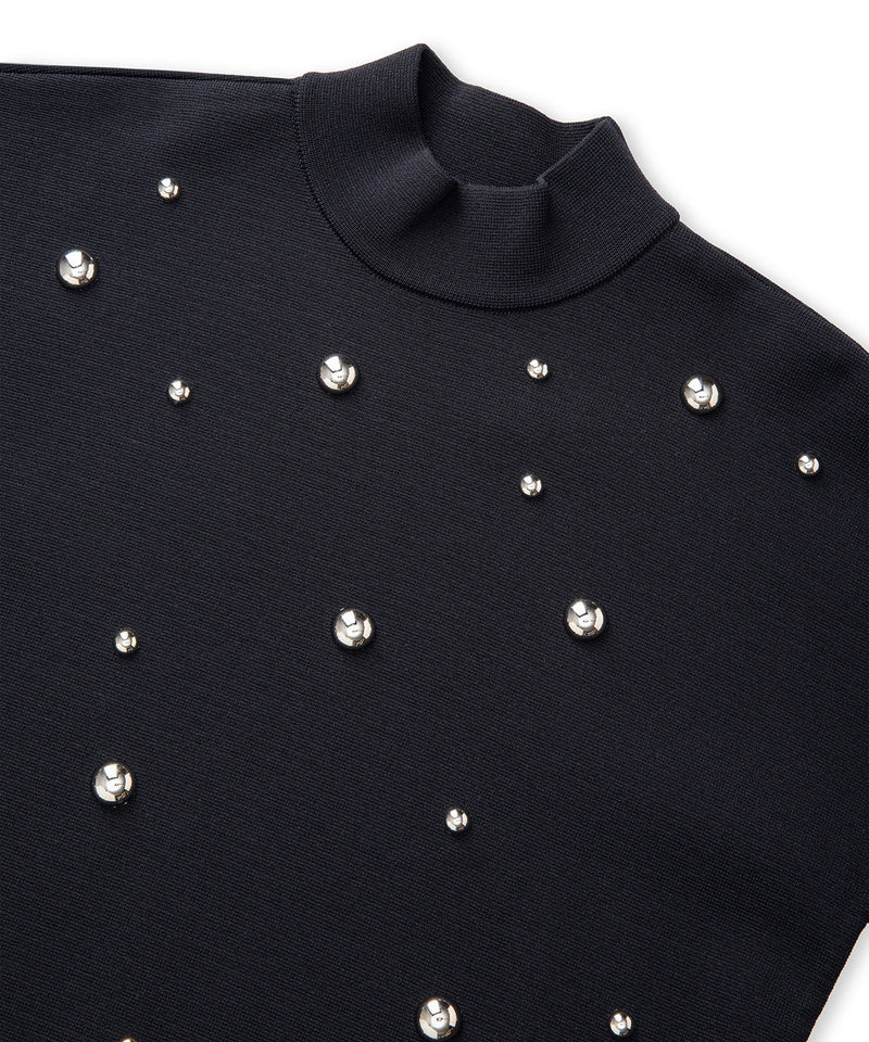 Ipekyol Stud-Embellished Knit Sweater Black