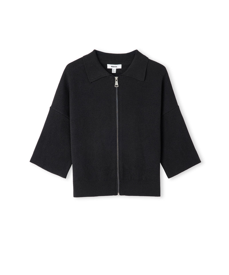Ipekyol Zippered, Comfortable Cut Knitwear Black