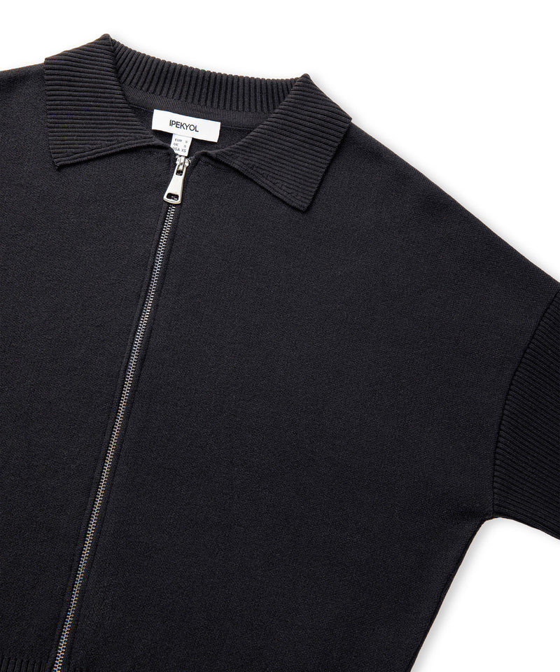 Ipekyol Zippered, Comfortable Cut Knitwear Black