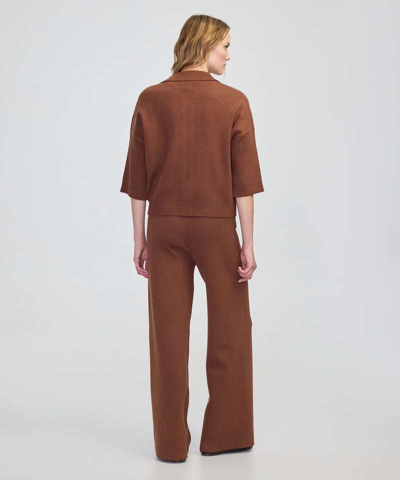 Ipekyol Zippered, Comfortable Cut Knitwear Caramel