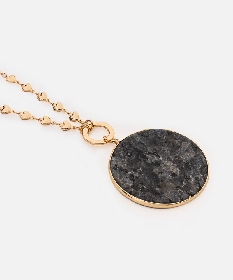 Ipekyol Chain Necklace With Contrasting Pendant Gold