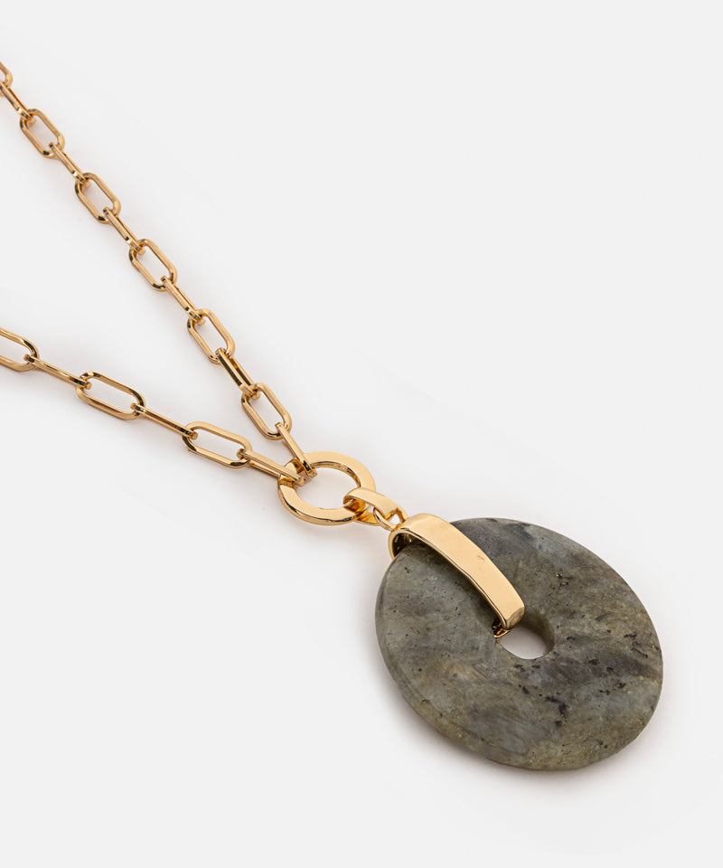 Ipekyol Necklace With Contrasting Resin Gold