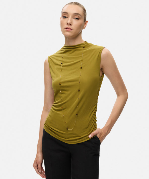 Ipekyol Contrast Bead Necklace Gold