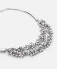 Ipekyol Metal Ball Plate Necklace Silver