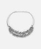 Ipekyol Metal Ball Plate Necklace Silver