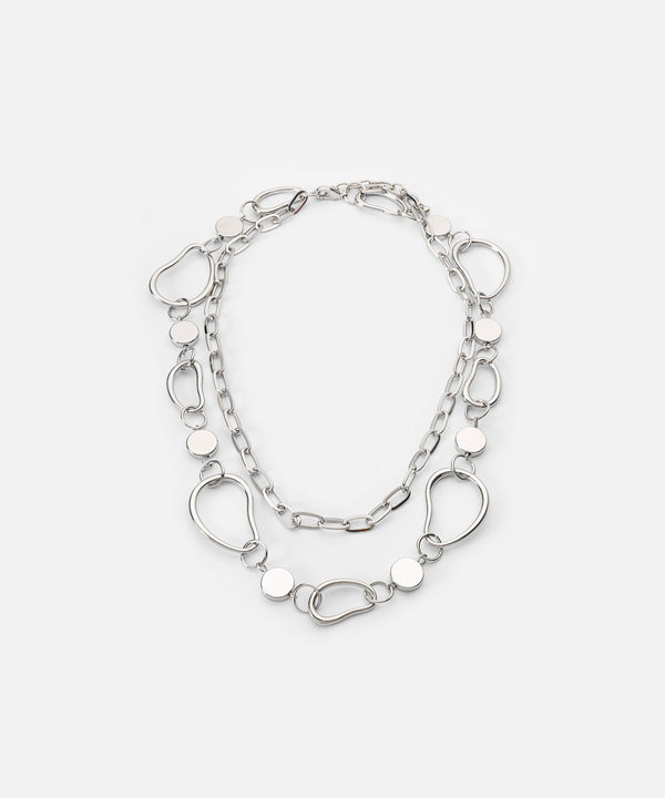 Ipekyol Layered Chain Necklace Silver