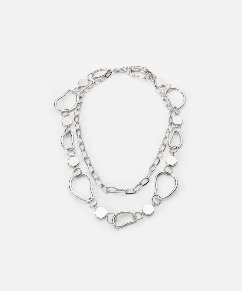 Ipekyol Layered Chain Necklace Silver