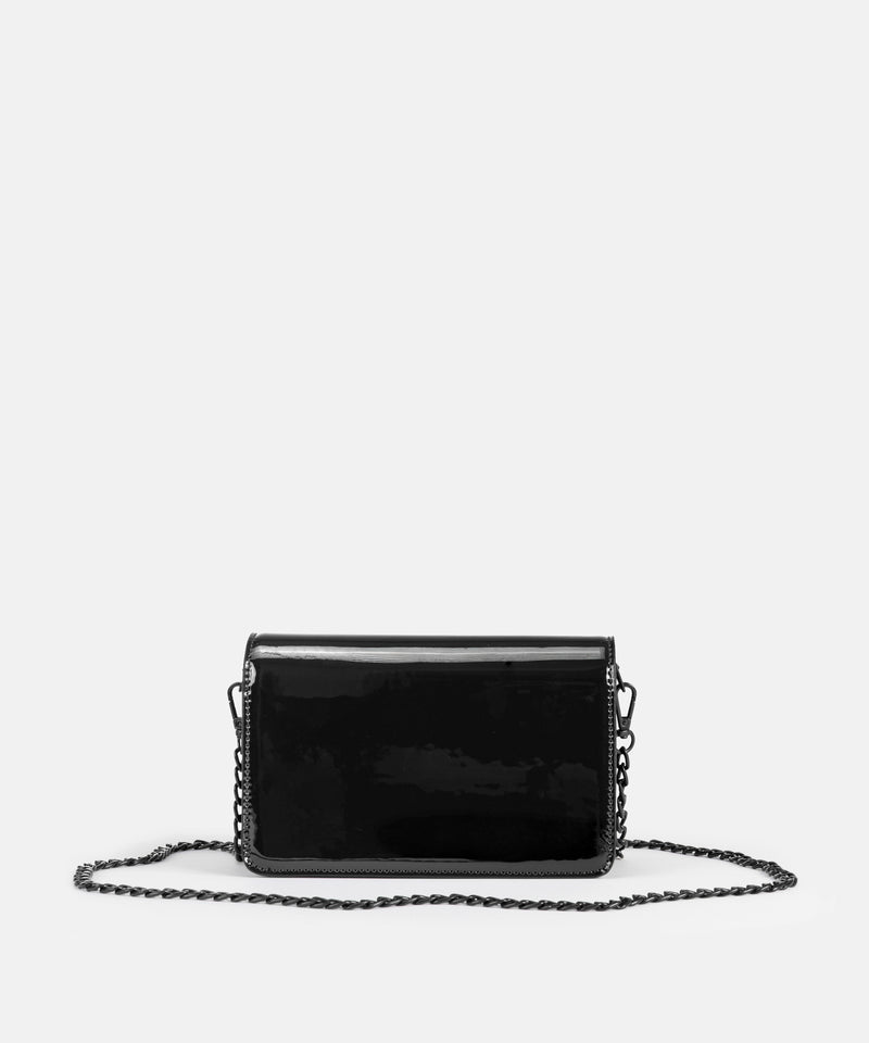 Ipekyol Shiny Bag With Monogram Buckle Black