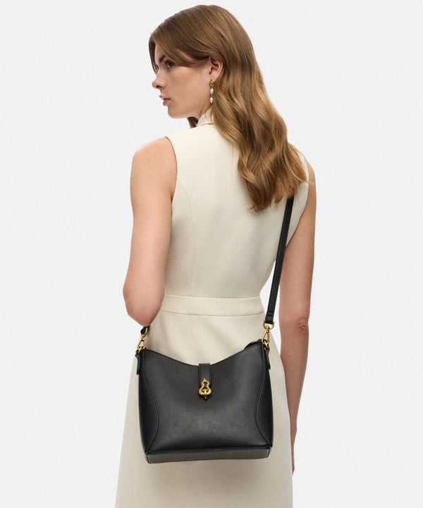 Ipekyol Leather-Effect Bag With Buckle Black