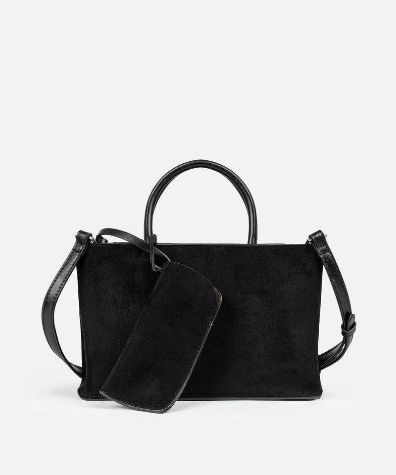 Ipekyol Suede-Effect Tote Bag Black