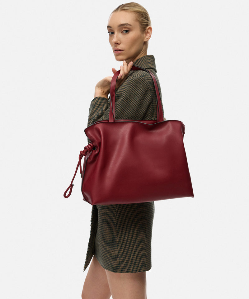 Ipekyol Leather-Effect Bag Bordoux