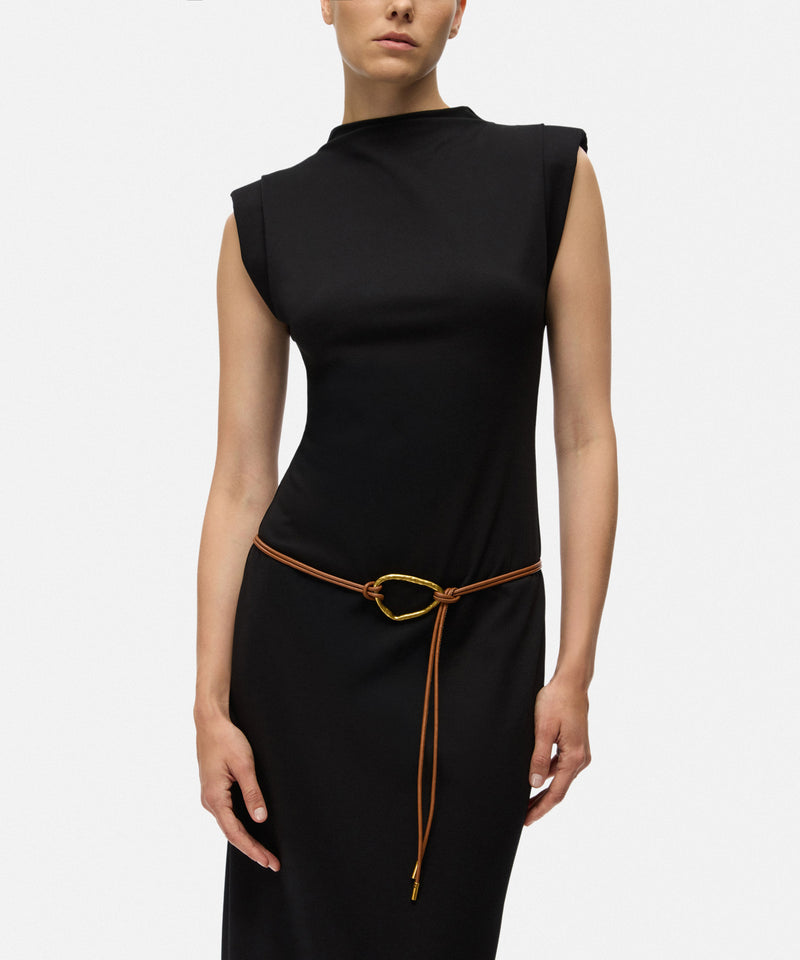 Ipekyol Rope Belt With Buckle Brown