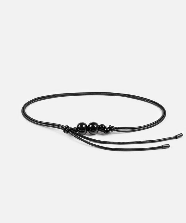 Ipekyol Beaded Rope Belt Black