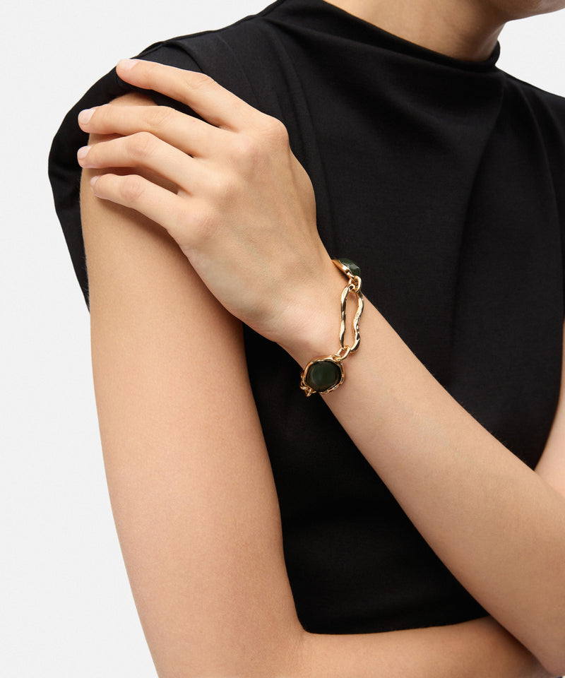 Ipekyol Contrast Chain Bracelet Gold