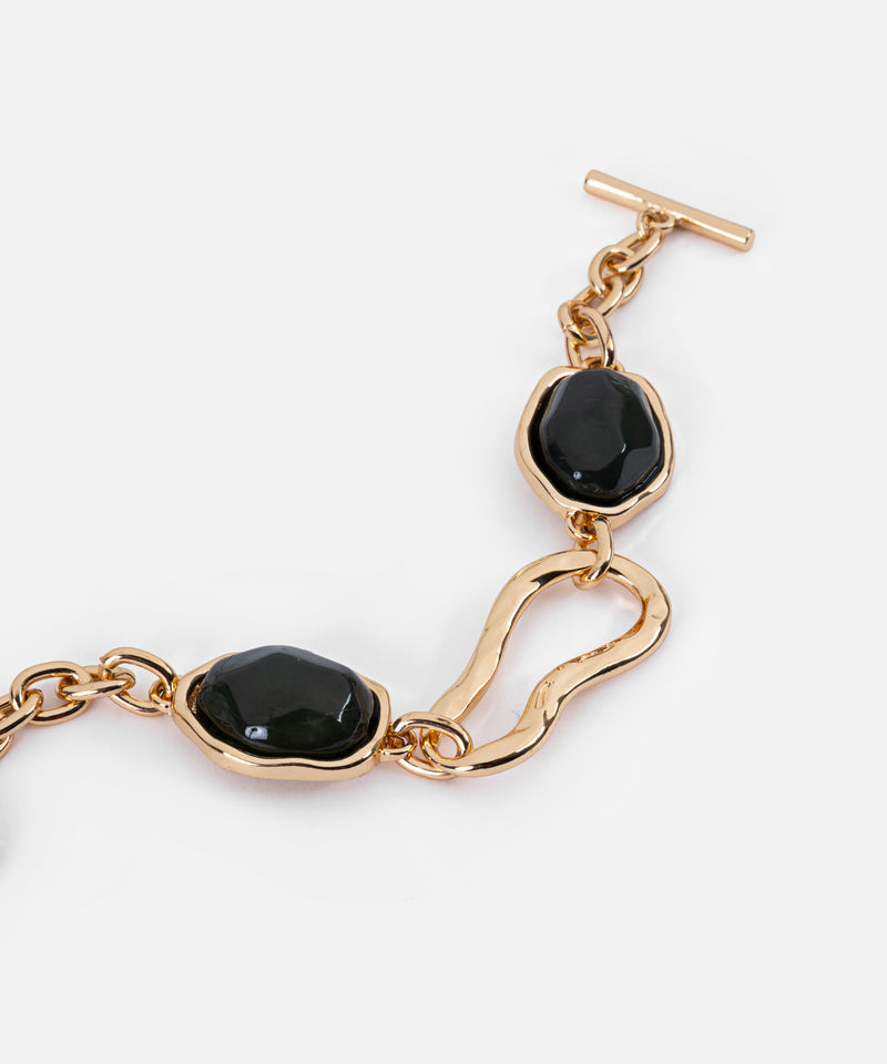 Ipekyol Contrast Chain Bracelet Gold
