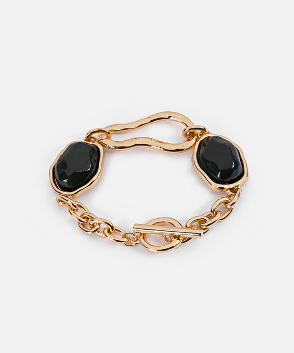 Ipekyol Contrast Chain Bracelet Gold