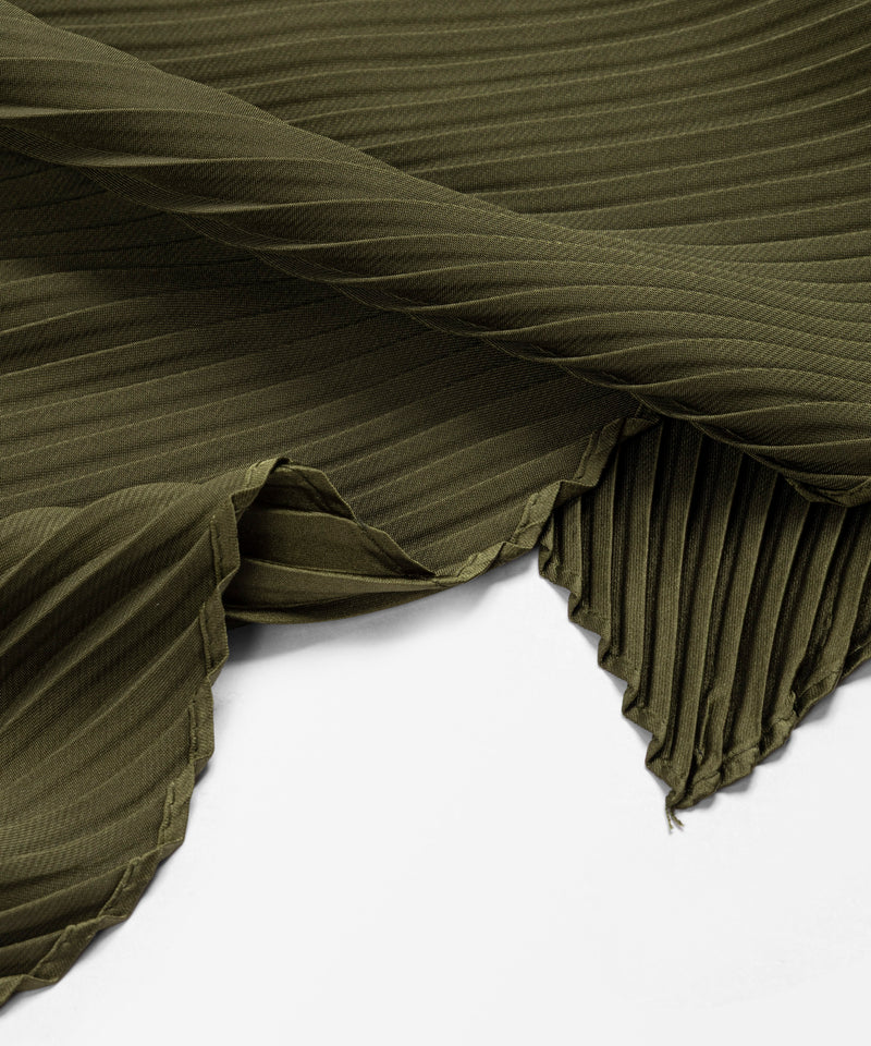 Ipekyol Pleated Scarf Khaki