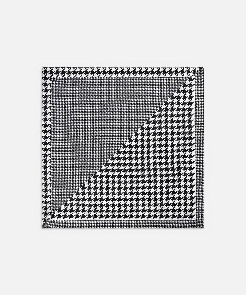 Ipekyol Houndstooth Print Shawl Black