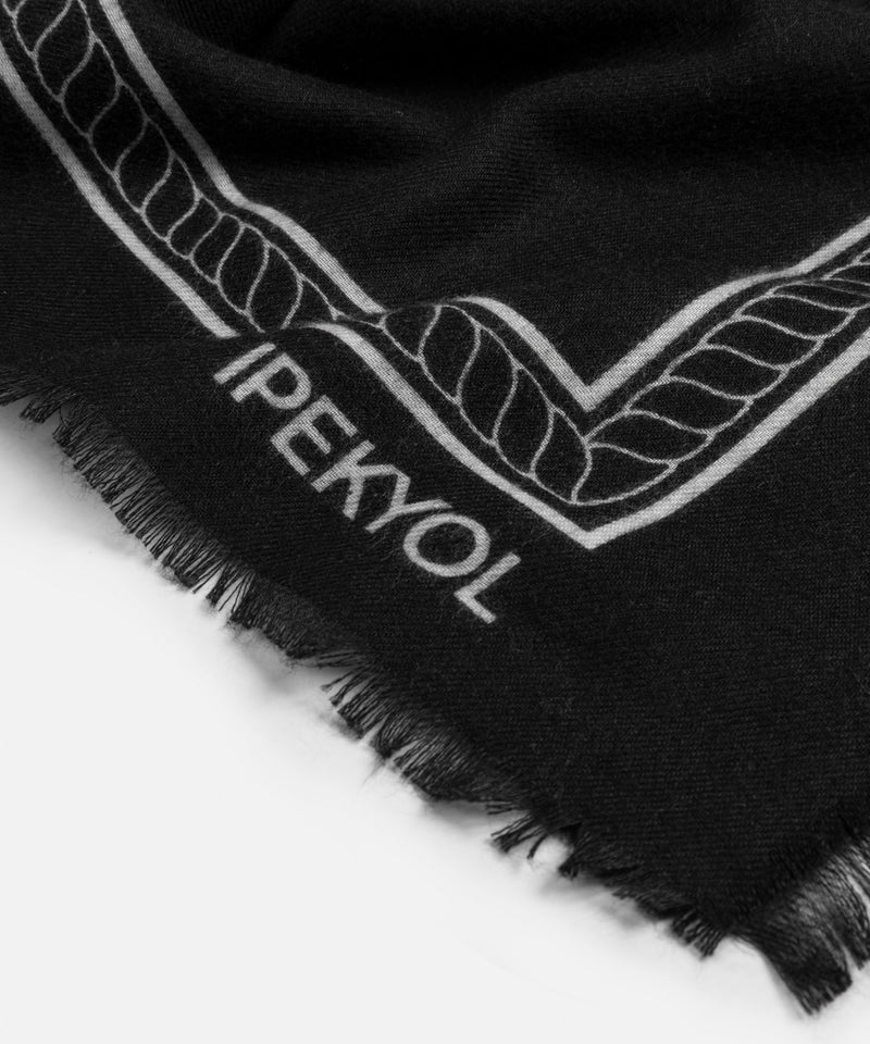 Ipekyol Printed Scarf Black