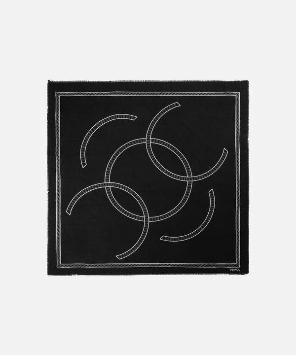 Ipekyol Printed Scarf Black