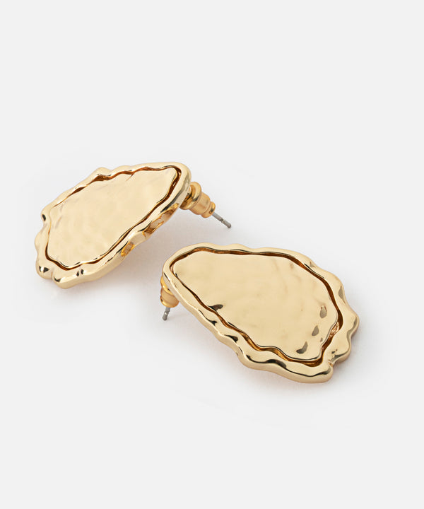 Ipekyol Textured Earrings Gold
