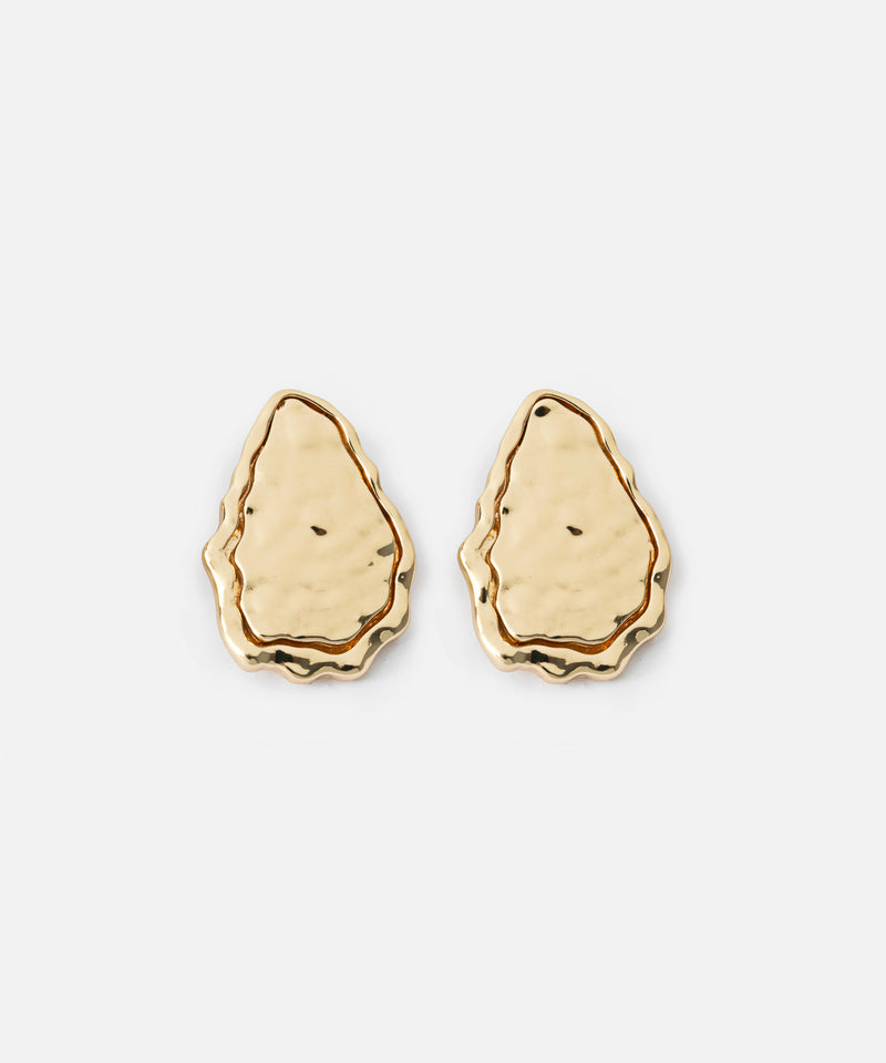 Ipekyol Textured Earrings Gold