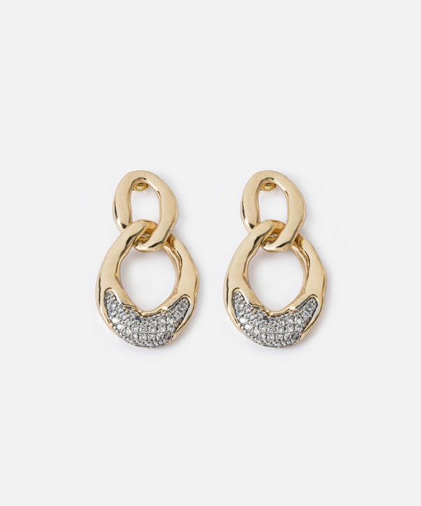 Ipekyol Intertwined Hoop Earrings Gold