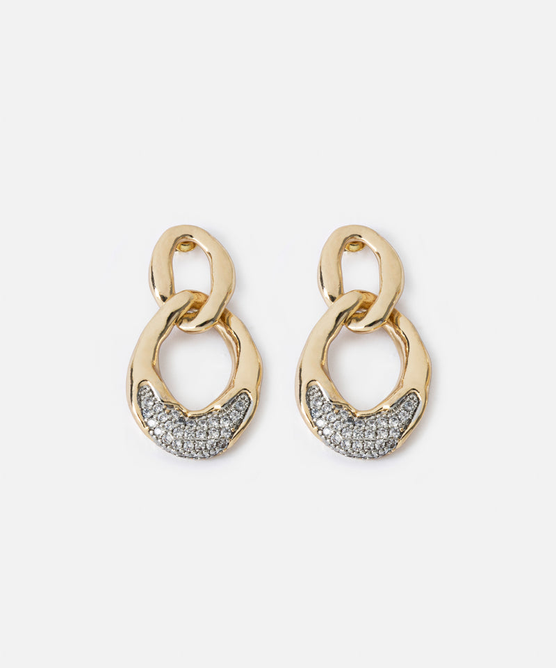 Ipekyol Intertwined Hoop Earrings Gold