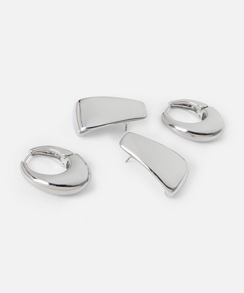 Ipekyol Pack Of Two Earrings Silver