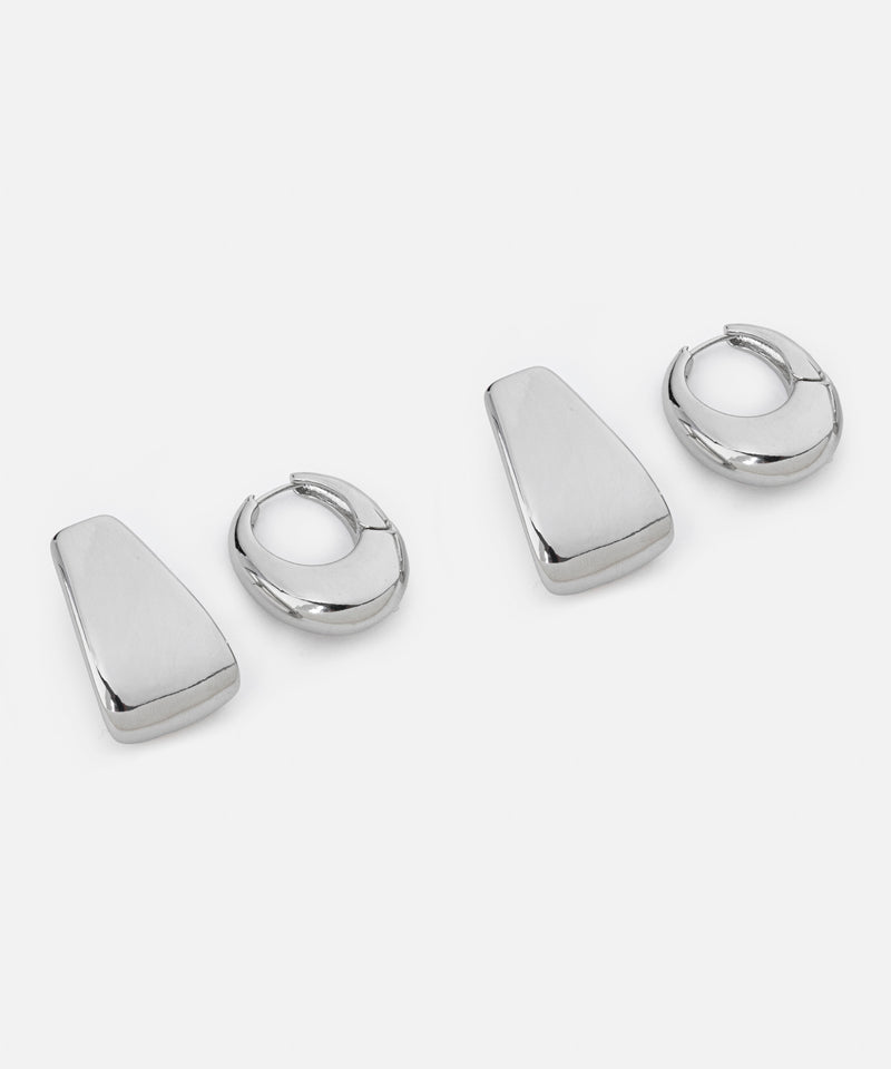 Ipekyol Pack Of Two Earrings Silver