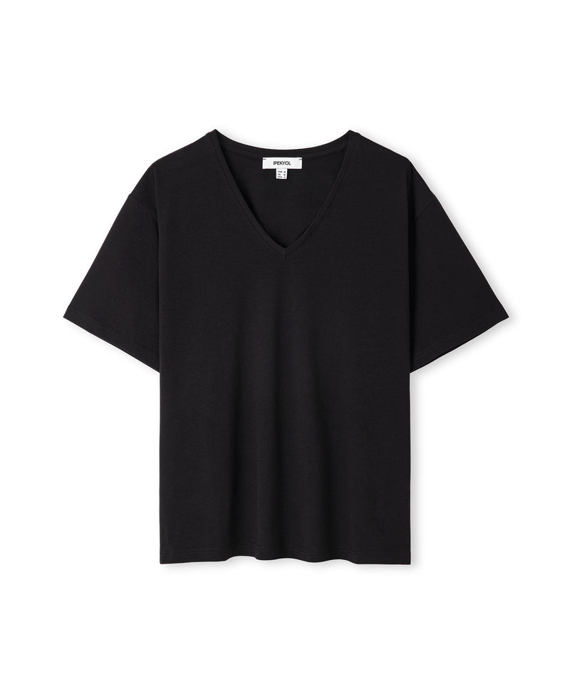 Ipekyol V-Neck T-Shirt Black