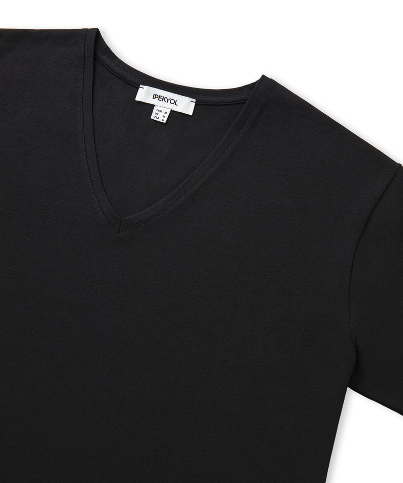 Ipekyol V-Neck T-Shirt Black