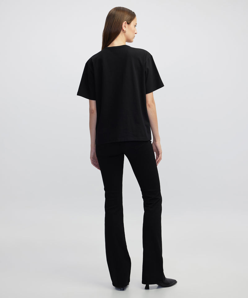 Ipekyol V-Neck T-Shirt Black