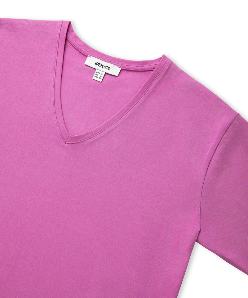 Ipekyol V-Neck T-Shirt Fuchsia