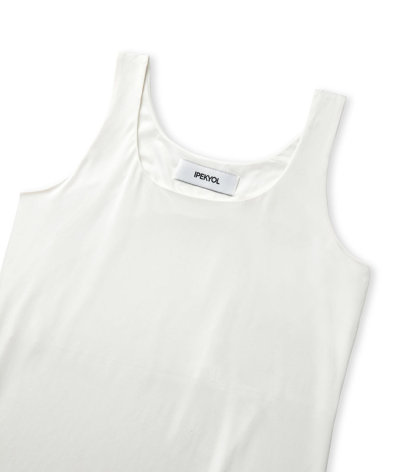Ipekyol Square Neck Tank Top Ecru