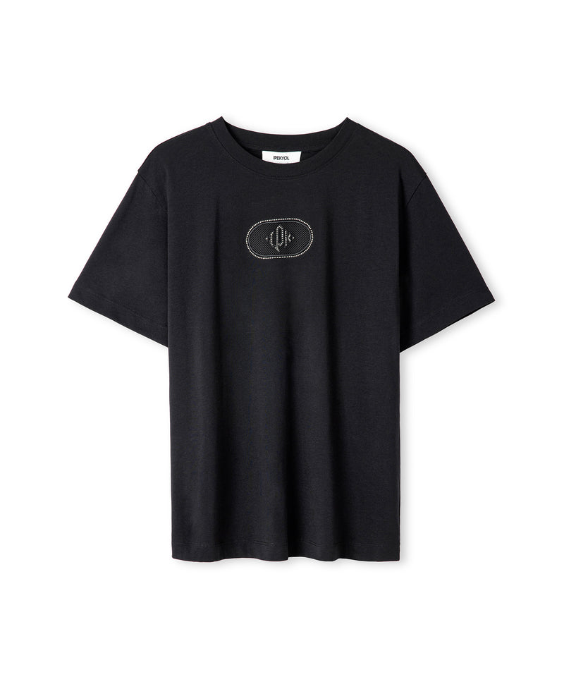 Ipekyol Embroidered T-Shirt Black