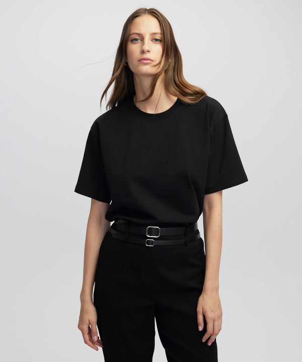 Ipekyol Crew Neck Basic T-Shirt Black