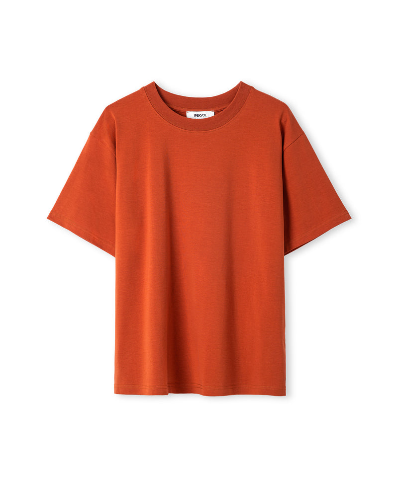 Ipekyol Crew Neck Basic T-Shirt Brick