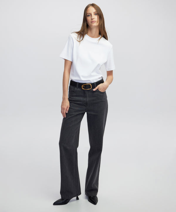 Ipekyol Relaxed Fit Basic T-Shirt Ecru