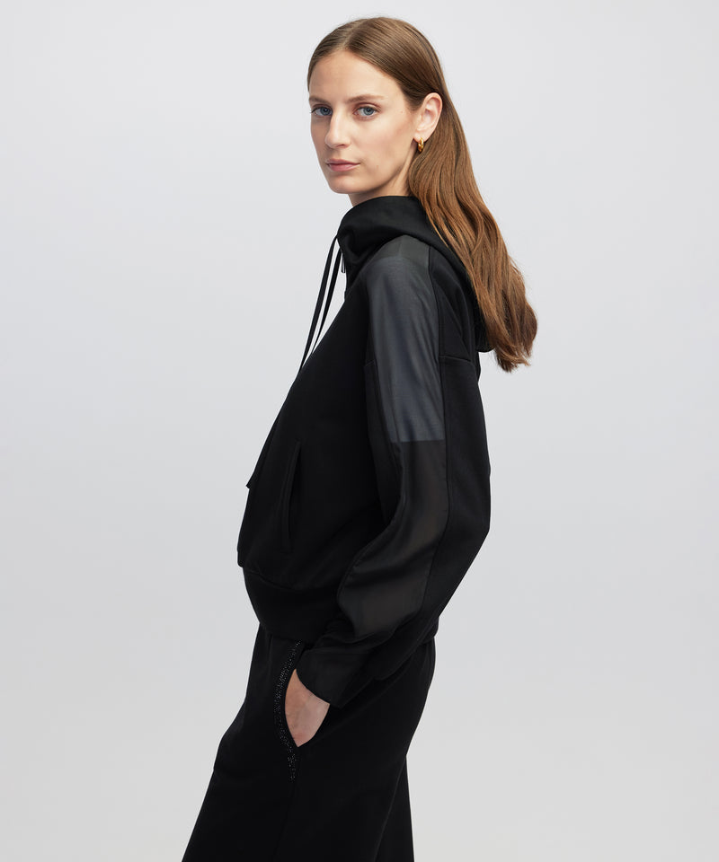 Ipekyol Mixed Media Sweatshirt Black