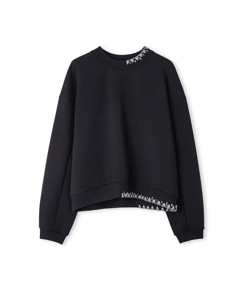 Ipekyol Rhinestone Sweatshirt  Black