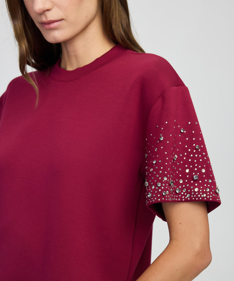 Ipekyol Embellished Sweatshirt Burgundy